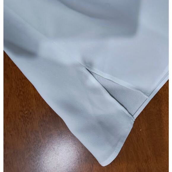 Kenneth Cole NY Sleeveless Lightweight Top with Ruffle, White, Sz S NWT - Picture 4 of 8